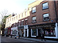 Shops on Wyle Cop, Shrewsbury