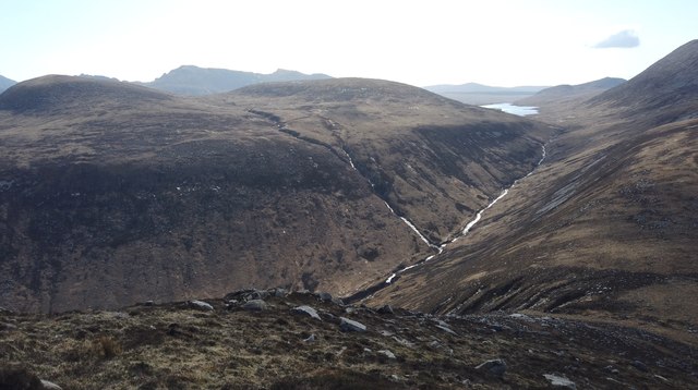 South view from Meall nan Damh
