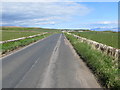 The Wall-lined coastal road (B842) near to Ballymonach