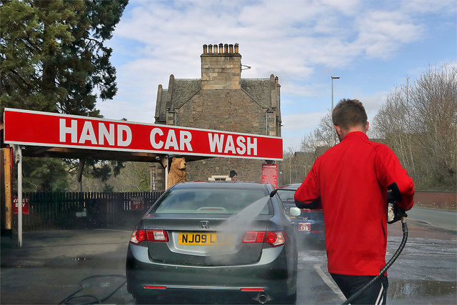 The A7 Car Wash at Galashiels