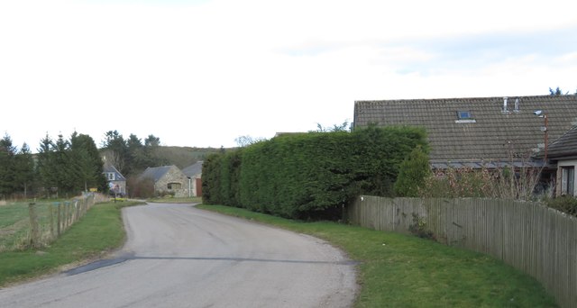 Access lane to Mill of Monquich, Netherley