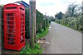 K6 telephone box under renovation, North Stream