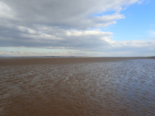 Anthorn transmitters in the distance © Martin :: Geograph Britain and ...