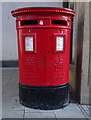 Double Elizabeth II postbox on Pride Hill. Shrewsbury