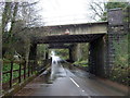 Railway bridge over the B4521