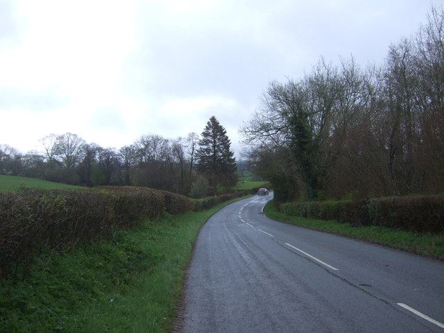 Old Ross Road (B4521) towards Skenfrith