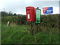 Elizabeth II postbox on the B4521, Trebella