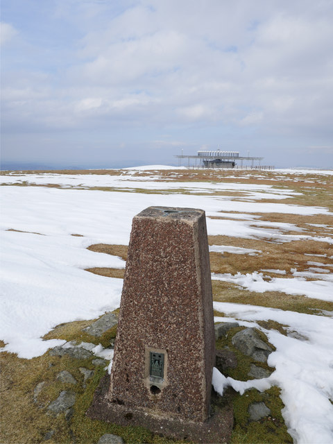The summit of Broad Law