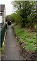 Path past the edge of Glan-y-nant, Rhymney