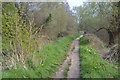 Towpath beside former canal at Fishlake Meadows