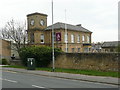 Office building with clock tower, Kent Road, Pudsey