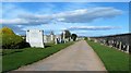 Path along SE wall of Broomhill Cemetery