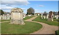 Broomhill cemetery: an imposing 1925 stone headstone