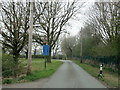 Marsh House Farm Lane & Single Track Sign