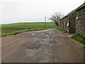 Minor road joining the A83 at Drum Farm