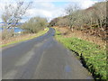 NR7271 : Road (B8024) beside Loch Caolisport near to Creag nam Fitheach by Peter Wood
