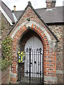 Burythorpe  Village  Hall  (former  School)  entrance  +  defibrillator