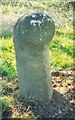 Old Milestone by the B4553, south of Broadleaze House