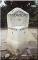 Old Milestone by the A4, Bath Road, Harmondsworth