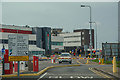ST0767 : Cardiff Airport : Parking Entrance by Lewis Clarke