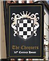 The Chequers Pub Sign in Sevenoaks