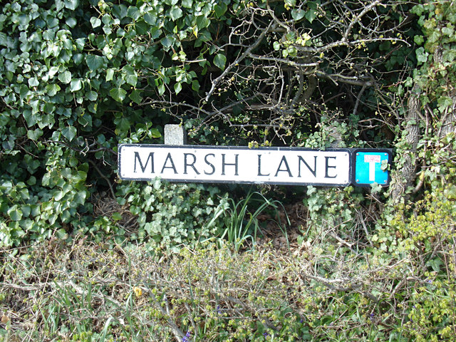 Marsh Lane sign