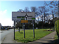 Roadsign on the B1074 Somerleyton Road