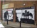 TQ3381 : Street art, New Goulston Street, E1 by Robin Webster