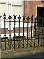 Railings at 26 Regent Street, Nottingham