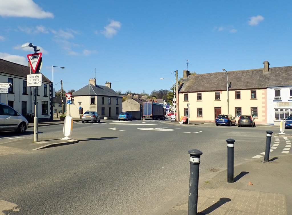 Cross roads at the centre of Poyntzpass © Eric Jones cc-by-sa/2.0 ...