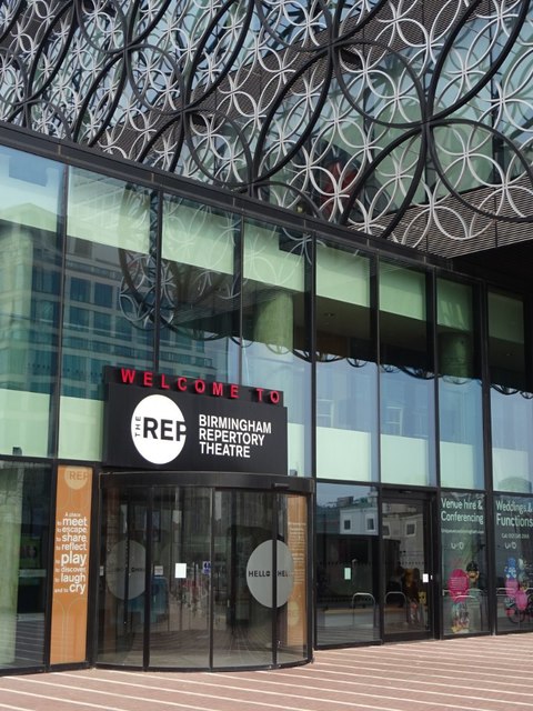 Entrance to Birmingham Repertory Theatre
