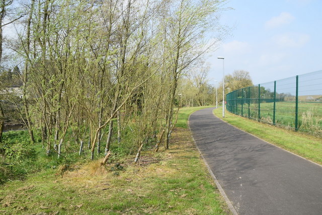 Riverside walk and cycle path, Lisanelly
