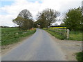 Balne Hall Road and Sheepwash Bridge crossing over Barne Moor/Fleet Drain