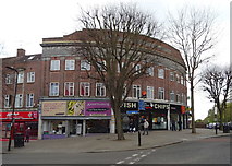 TQ1484 : Shops on Oldfield Circus, Northolt by JThomas