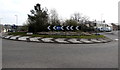 Roundabout in the north of Tredegar