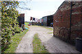 Public footpath at Wrancarr House Farm