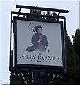 Sign for the Jolly Farmer, Chalfont St Peter