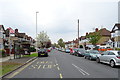 Bus stop and shelter on Victoria Road, Ruislip