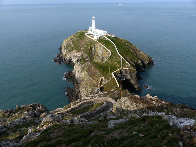 Looking down on South Stack