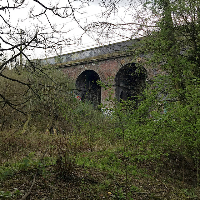 Eastern side arches, railway viaduct... © Robin Stott :: Geograph ...