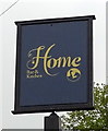 Sign for Home Bar & Kitchen, Ickenham