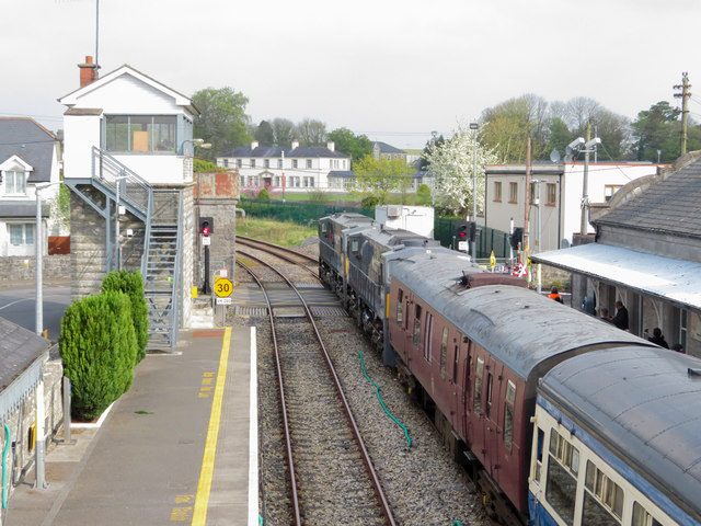 Railtour at Roscommon station