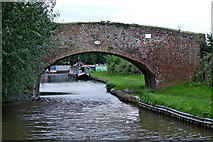 SJ9923 : Middle Bridge near Great Haywood in Staffordshire by Roger  D Kidd