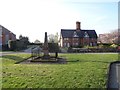 Village green and war memorial, Tiverton