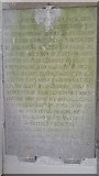 SO6543 : Hopton Mausoleum tablet by Graham Hale