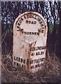 Old Milestone by the A58, Wetherby Road, Thorner