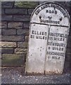 Old Milestone by the A6025, Elland Road, Brighouse