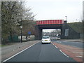 Railway bridge crosses Prince of Wales Road