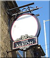 Faded sign for the Albion public house, Clayton-le-Moors