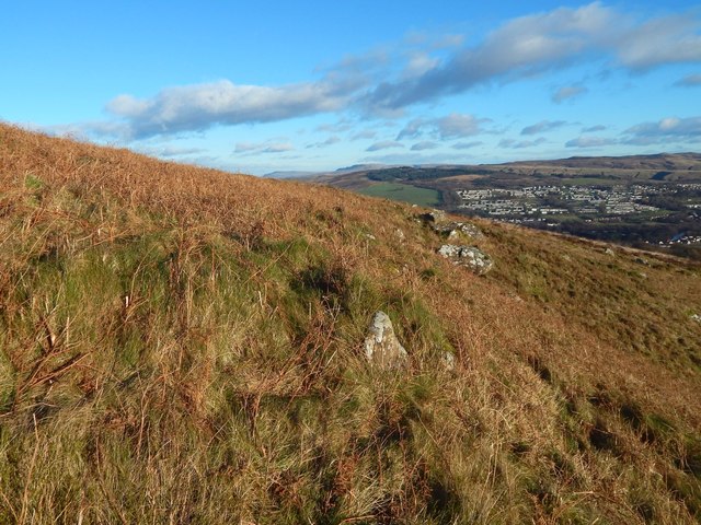Carman Hill-fort: line of outer enclosure